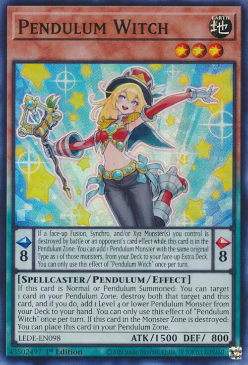 Pendulum Witch [LEDE-EN098] Super Rare | Pegasus Games WI