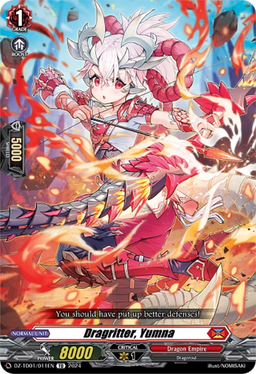 Dragritter, Yumna (DZ-TD01/011EN) [Start Up Trial Deck: Dragon Empire] | Pegasus Games WI