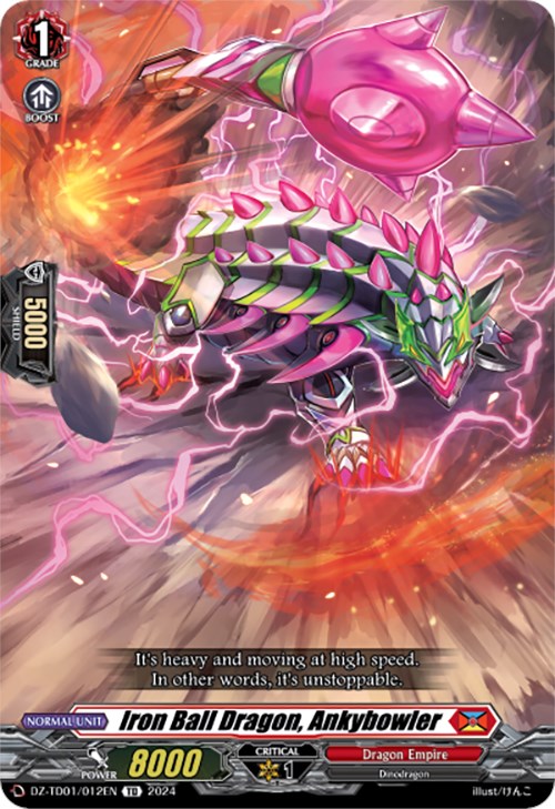 Iron Ball Dragon, Ankybowler (DZ-TD01/012EN) [Start Up Trial Deck: Dragon Empire] | Pegasus Games WI