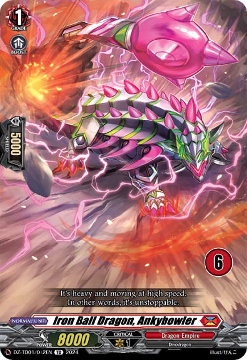 Iron Ball Dragon, Ankybowler (6) (DZ-TD01/012EN) [Start Up Trial Deck: Dragon Empire] | Pegasus Games WI