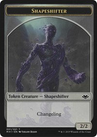 Shapeshifter (001) // Serra the Benevolent Emblem (020) Double-Sided Token [Modern Horizons Tokens] | Pegasus Games WI