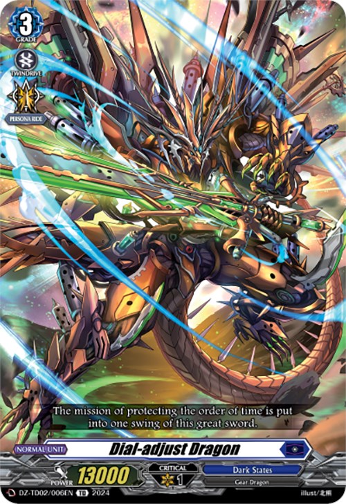 Dial-adjust Dragon (DZ-TD02/006EN) [Start Up Trial Deck: Dark States] | Pegasus Games WI