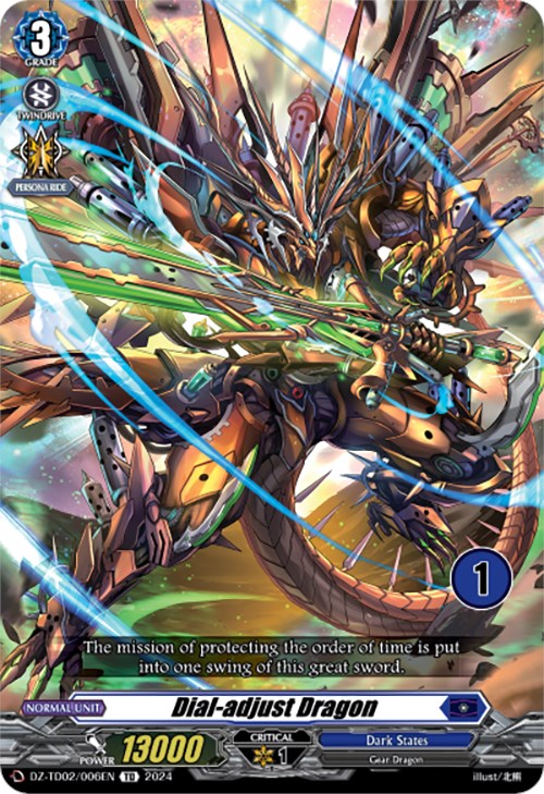 Dial-adjust Dragon (1) (DZ-TD02/006EN) [Start Up Trial Deck: Dark States] | Pegasus Games WI