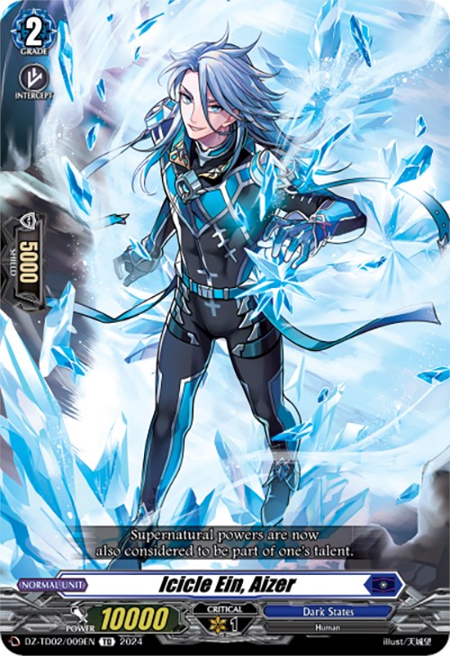 Icicle Ein, Aizer (DZ-TD02/009EN) [Start Up Trial Deck: Dark States] | Pegasus Games WI