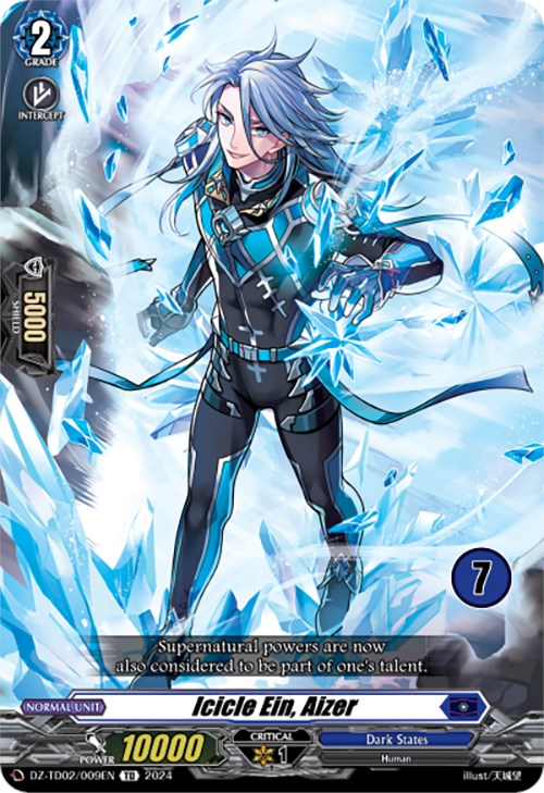 Icicle Ein, Aizer (7) (DZ-TD02/009EN) [Start Up Trial Deck: Dark States] | Pegasus Games WI