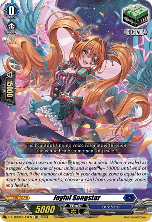 Joyful Songstar (DZ-TD02/017EN) [Start Up Trial Deck: Dark States] | Pegasus Games WI