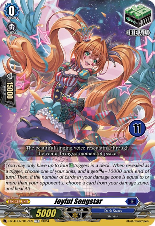 Joyful Songstar (11) (DZ-TD02/017EN) [Start Up Trial Deck: Dark States] | Pegasus Games WI