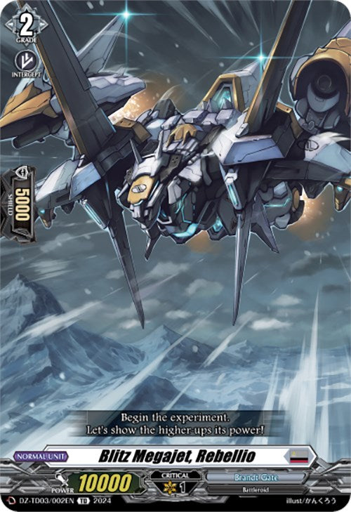 Blitz Megajet, Rebellio (DZ-TD03/002EN) [Start Up Trial Deck: Brandt Gate] | Pegasus Games WI
