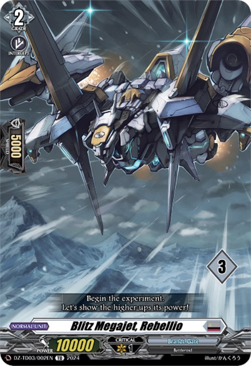 Blitz Megajet, Rebellio (3) (DZ-TD03/002EN) [Start Up Trial Deck: Brandt Gate] | Pegasus Games WI