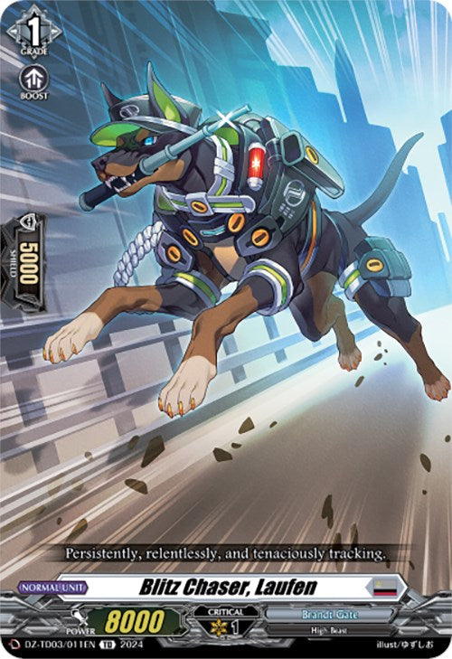 Blitz Chaser, Laufen (DZ-TD03/011EN) [Start Up Trial Deck: Brandt Gate] | Pegasus Games WI