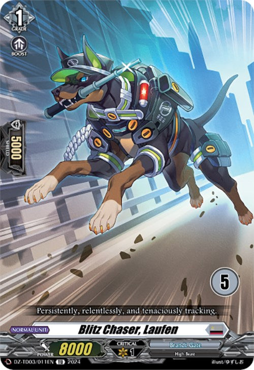 Blitz Chaser, Laufen (5) (DZ-TD03/011EN) [Start Up Trial Deck: Brandt Gate] | Pegasus Games WI