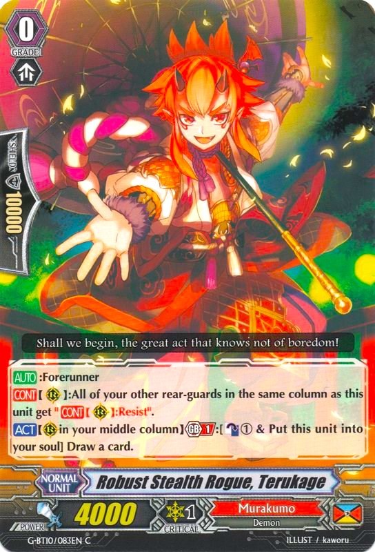 Robust Stealth Rogue, Terukage (G-BT10/083EN) [Raging Clash of the Blade Fangs] | Pegasus Games WI