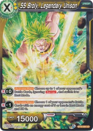 SS Broly, Legendary Unison (BT10-094) [Rise of the Unison Warrior 2nd Edition] | Pegasus Games WI