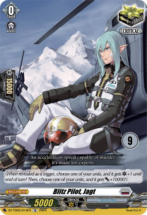 Blitz Pilot, Jagt (9) (DZ-TD03/014EN) [Start Up Trial Deck: Brandt Gate] | Pegasus Games WI