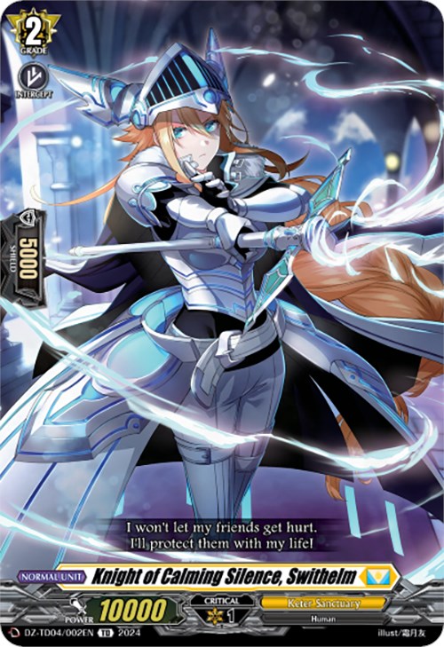 Knight of Calming Silence, Swithelm (DZ-TD04/002EN) [Start Up Trial Deck: Keter Sanctuary] | Pegasus Games WI