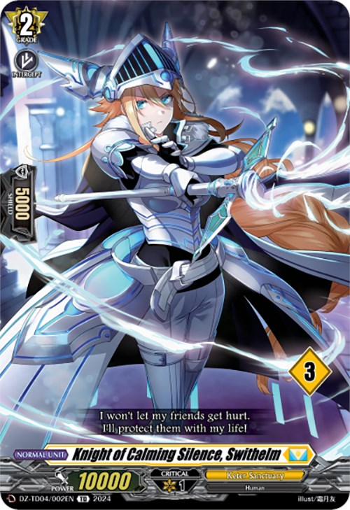 Knight of Calming Silence, Swithelm (3) (DZ-TD04/002EN) [Start Up Trial Deck: Keter Sanctuary] | Pegasus Games WI