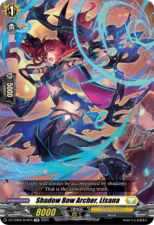 Shadow Bow Archer, Lisana (DZ-TD04/012EN) [Start Up Trial Deck: Keter Sanctuary] | Pegasus Games WI