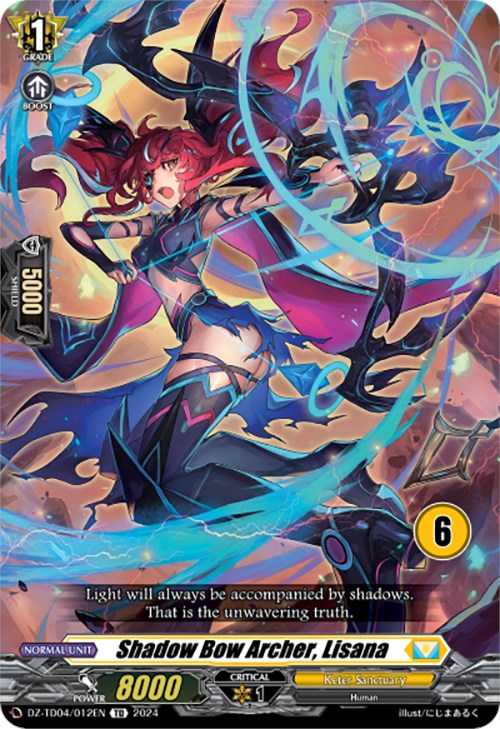 Shadow Bow Archer, Lisana (6) (DZ-TD04/012EN) [Start Up Trial Deck: Keter Sanctuary] | Pegasus Games WI