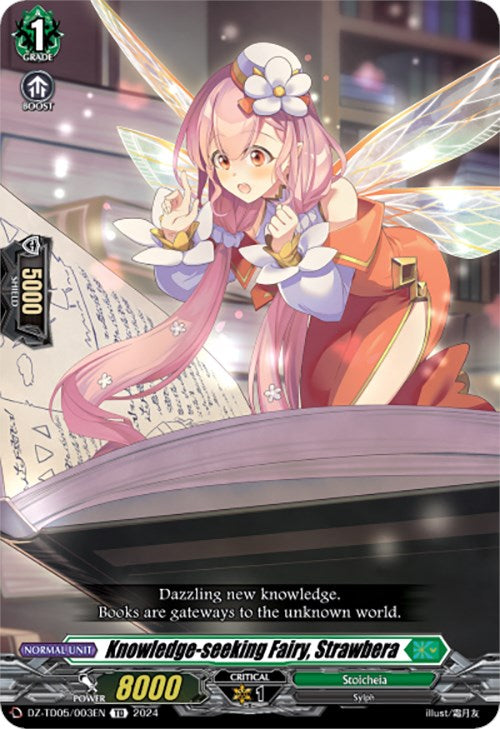 Knowledge-seeking Fairy, Strawbera (DZ-TD05/003EN) [Start Up Trial Deck: Stoicheia] | Pegasus Games WI