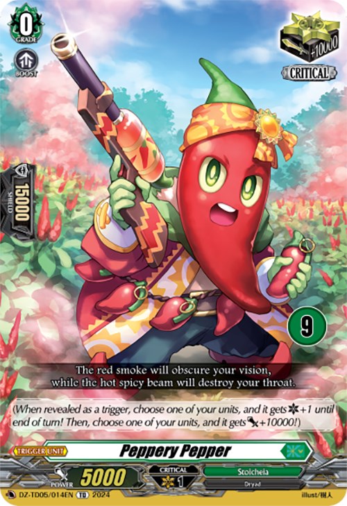 Peppery Pepper (9) (DZ-TD05/014EN) [Start Up Trial Deck: Stoicheia] | Pegasus Games WI