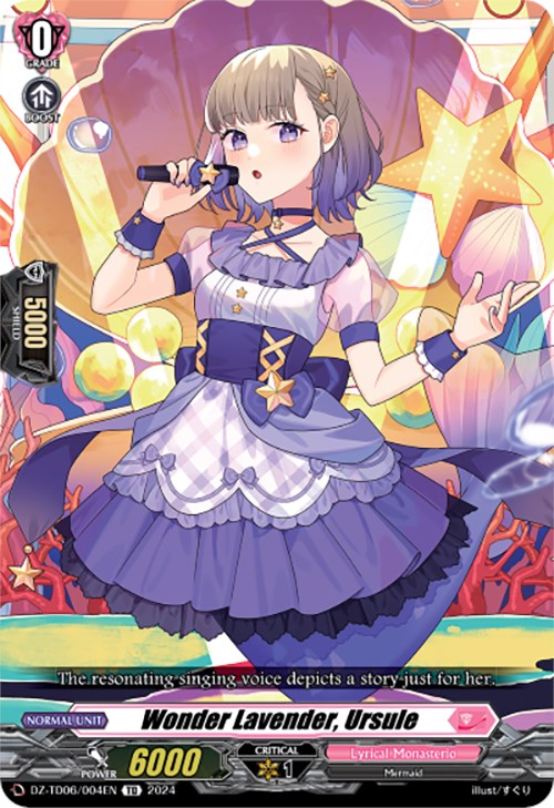 Wonder Lavender, Ursule (DZ-TD06/004EN) [Start Up Trial Deck: Lyrical Monasterio] | Pegasus Games WI