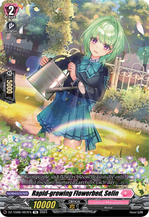 Rapid-growing Flowerbed, Selin (DZ-TD06/007EN) [Start Up Trial Deck: Lyrical Monasterio] | Pegasus Games WI