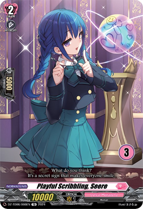 Playful Scribbling, Seere (3) (DZ-TD06/008EN) [Start Up Trial Deck: Lyrical Monasterio] | Pegasus Games WI