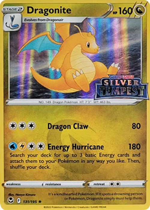 Dragonite (131/195) (Silver Tempest Stamped) [Sword & Shield: Silver Tempest] | Pegasus Games WI