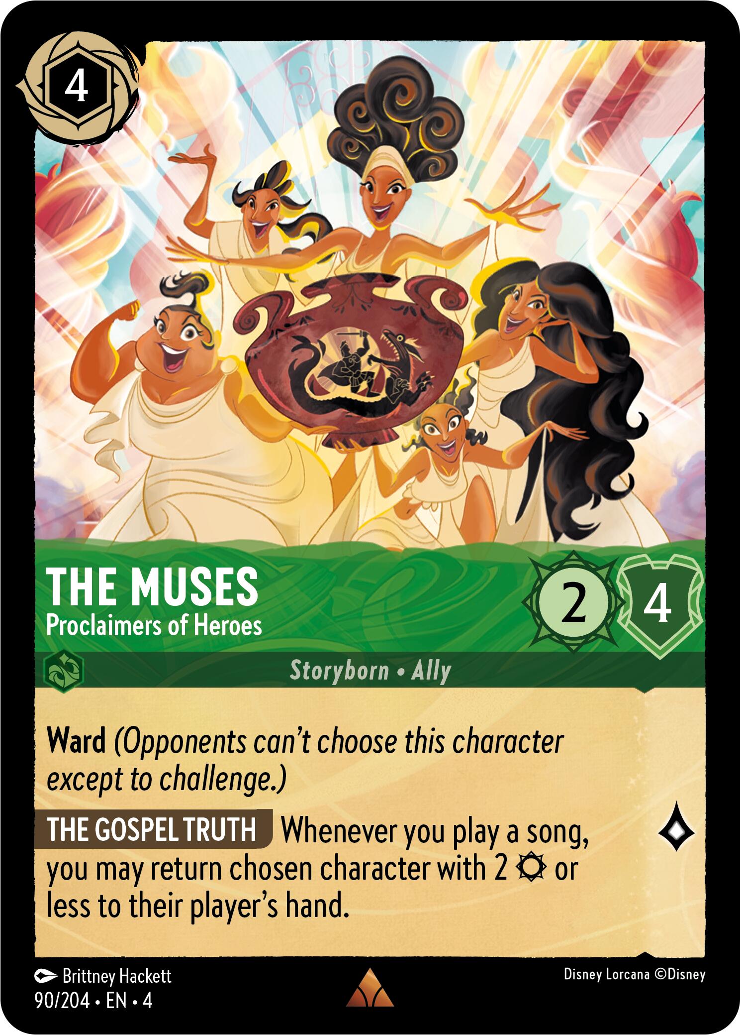 The Muses - Proclaimers of Heroes (90/204) [Ursula's Return] | Pegasus Games WI