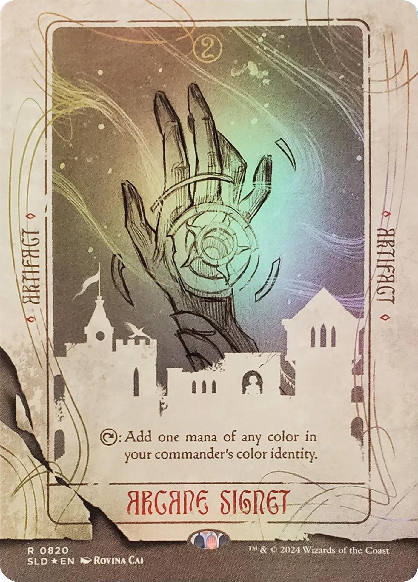 Arcane Signet (0820) (Rainbow Foil) [Secret Lair Drop Series] | Pegasus Games WI