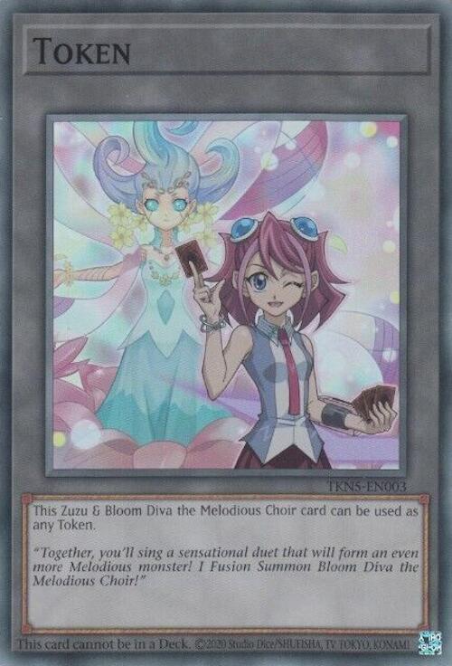 Token: Zuzu and Bloom Diva the Melodious Choir [TKN5-EN003] Super Rare | Pegasus Games WI