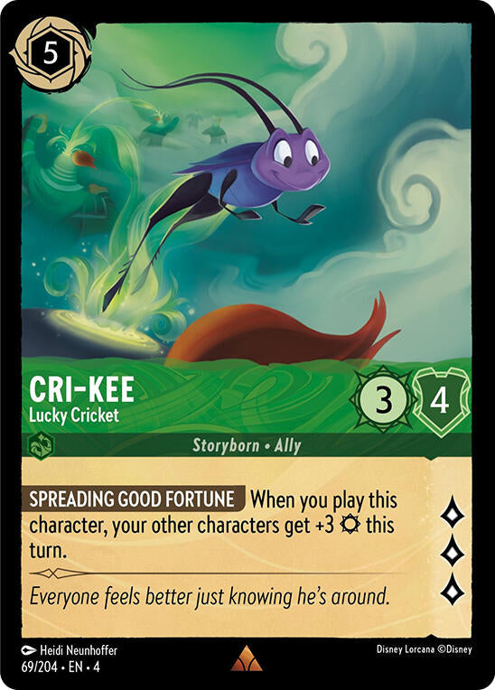 Cri-Kee - Lucky Cricket (69/204) [Ursula's Return] | Pegasus Games WI