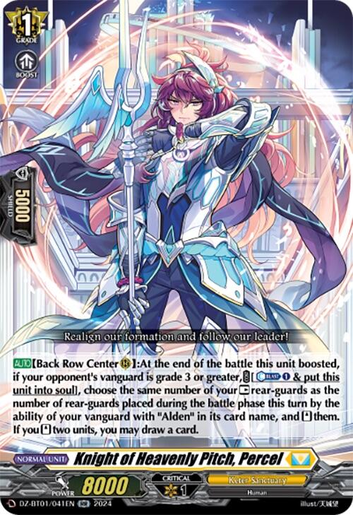 Knight of Heavenly Pitch, Percel (DZ-BT01/041EN) [Fated Clash] | Pegasus Games WI