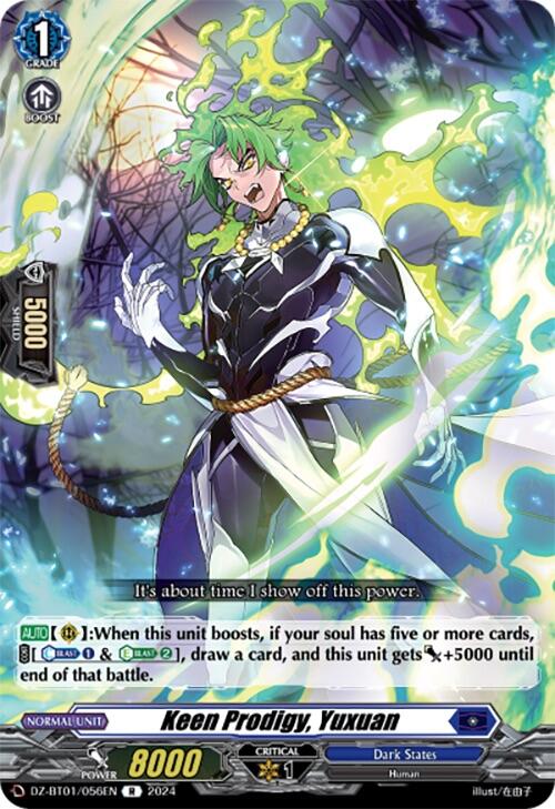 Keen Prodigy, Yuxuan (DZ-BT01/056EN) [Fated Clash] | Pegasus Games WI