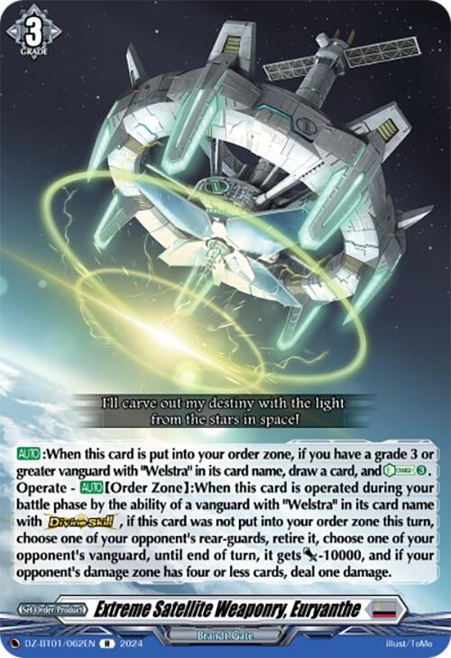 Extreme Satellite Weaponry, Euryanthe (DZ-BT01/062EN) [Fated Clash] | Pegasus Games WI