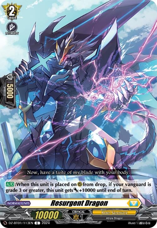 Resurgent Dragon (DZ-BT01/113EN) [Fated Clash] | Pegasus Games WI