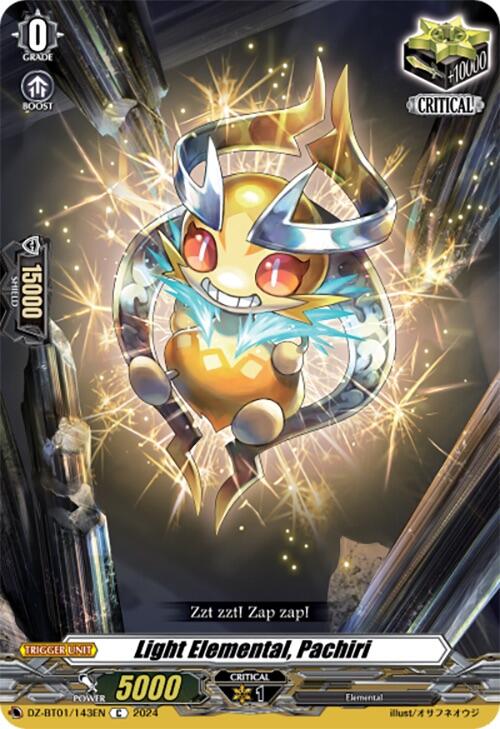 Light Elemental, Pachiri (DZ-BT01/143EN) [Fated Clash] | Pegasus Games WI