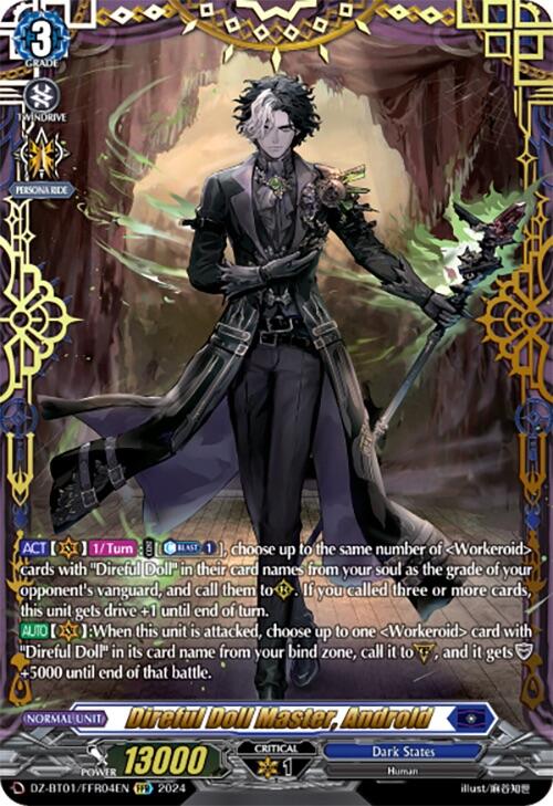 Direful Doll Master, Androld (FFR) (DZ-BT01/FFR04EN) [Fated Clash] | Pegasus Games WI