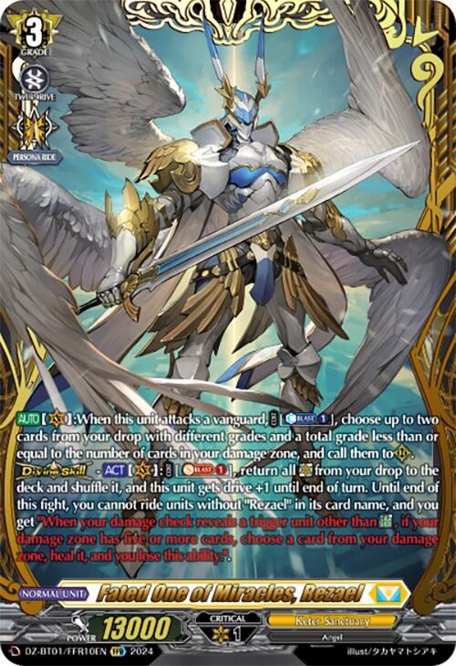 Fated One of Miracles, Rezael (FFR) (DZ-BT01/FFR10EN) [Fated Clash] | Pegasus Games WI