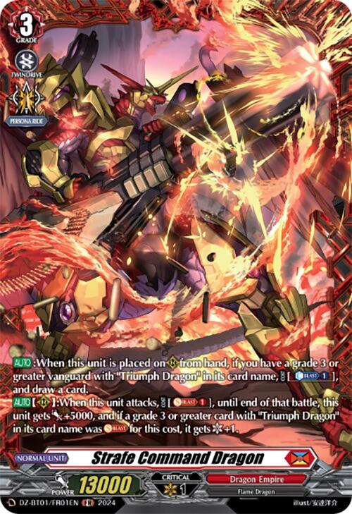 Strafe Command Dragon (FR) (DZ-BT01/FR01EN) [Fated Clash] | Pegasus Games WI