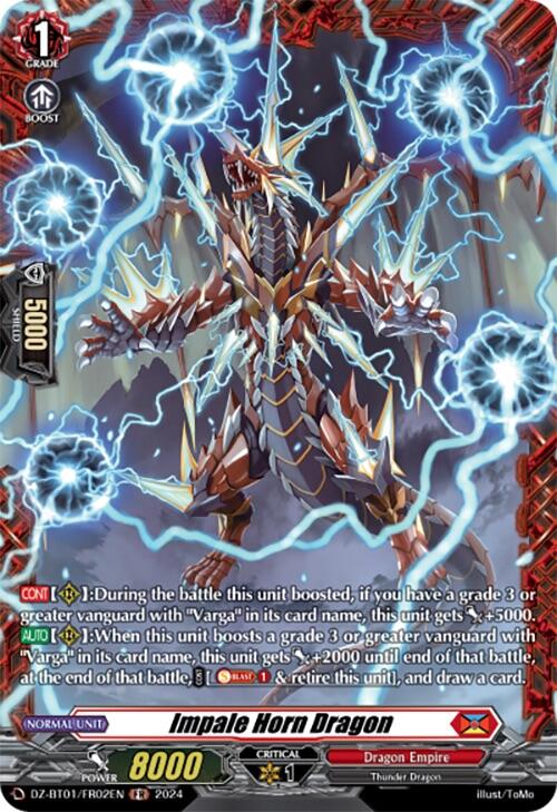 Impale Horn Dragon (FR) (DZ-BT01/FR02EN) [Fated Clash] | Pegasus Games WI