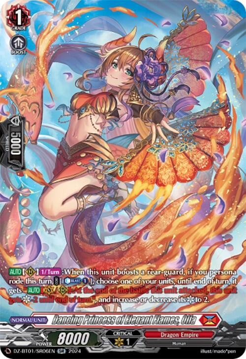 Dancing Princess of Elegant Flames, Olfa (SR) (DZ-BT01/SR06EN) [Fated Clash] | Pegasus Games WI