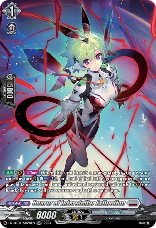 Bearer of Interstellar Extinction (SR) (DZ-BT01/SR20EN) [Fated Clash] | Pegasus Games WI