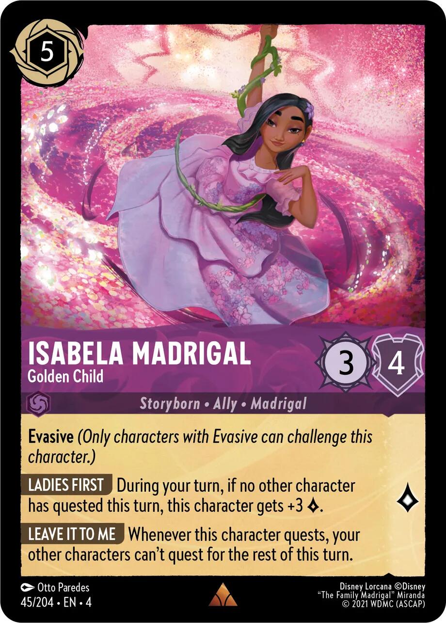 Isabela Madrigal - Golden Child (45/204) [Ursula's Return] | Pegasus Games WI