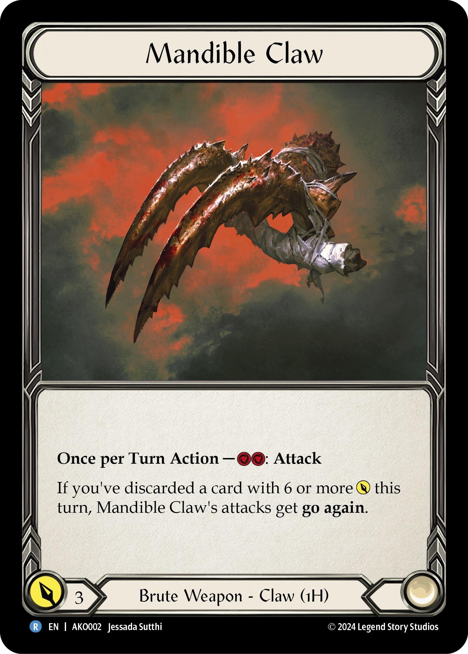 Mandible Claw [AKO002] (Armory Deck: Kayo) | Pegasus Games WI