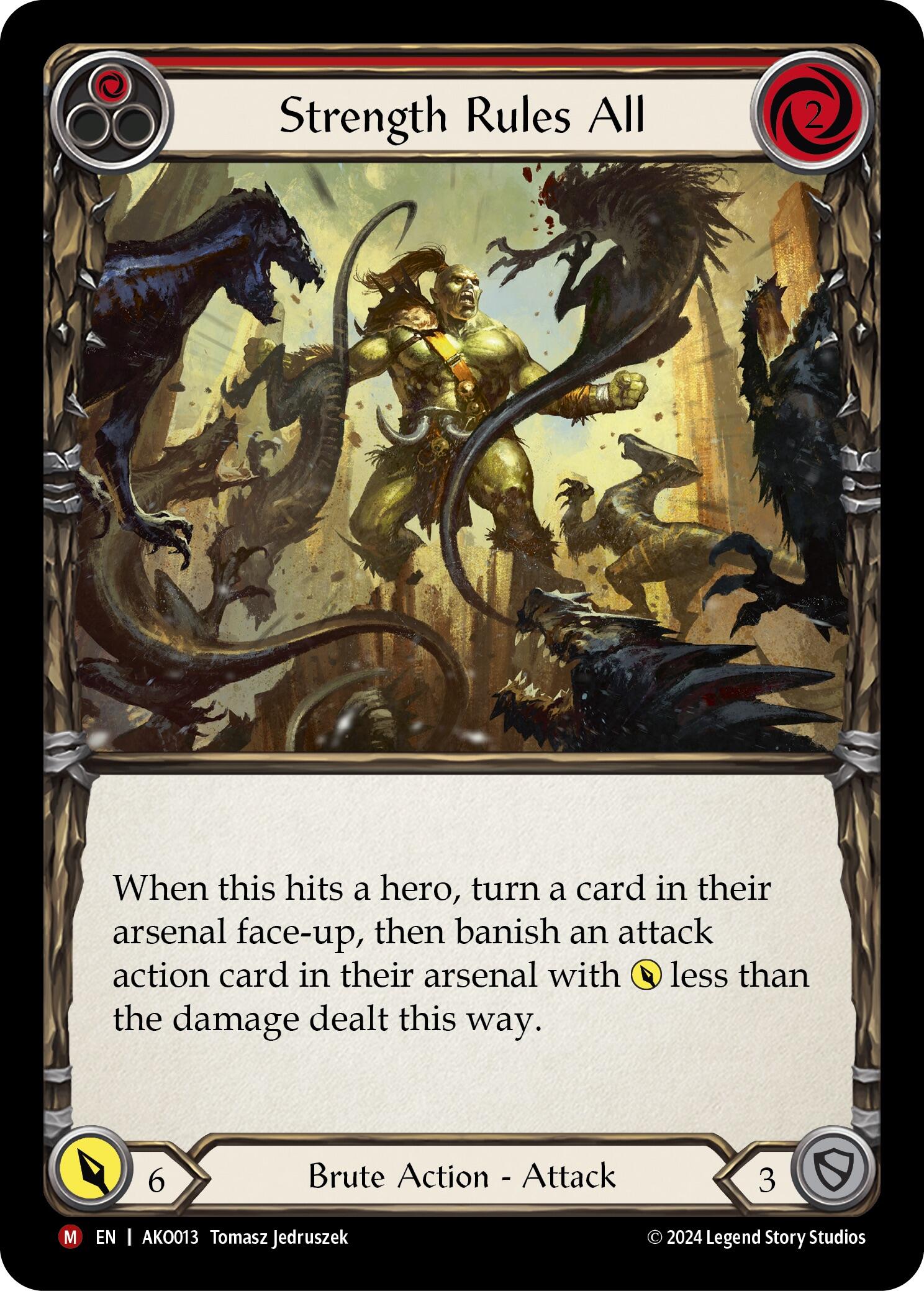 Strength Rules All [AKO013] (Armory Deck: Kayo) | Pegasus Games WI