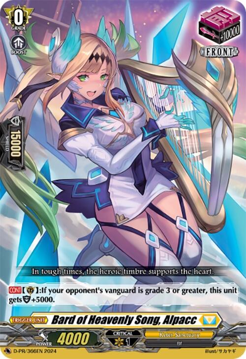 Bard of Heavenly Song, Alpacc (D-PR/366EN) [D Promo Cards] | Pegasus Games WI