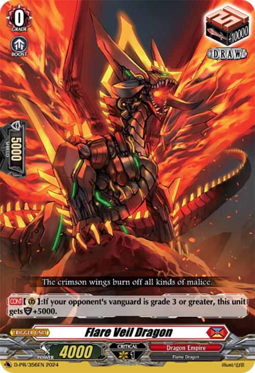 Flare Veil Dragon (D-PR/356EN) [D Promo Cards] | Pegasus Games WI