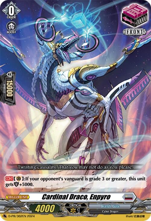 Cardinal Draco, Enpyro (D-PR/362EN) [D Promo Cards] | Pegasus Games WI