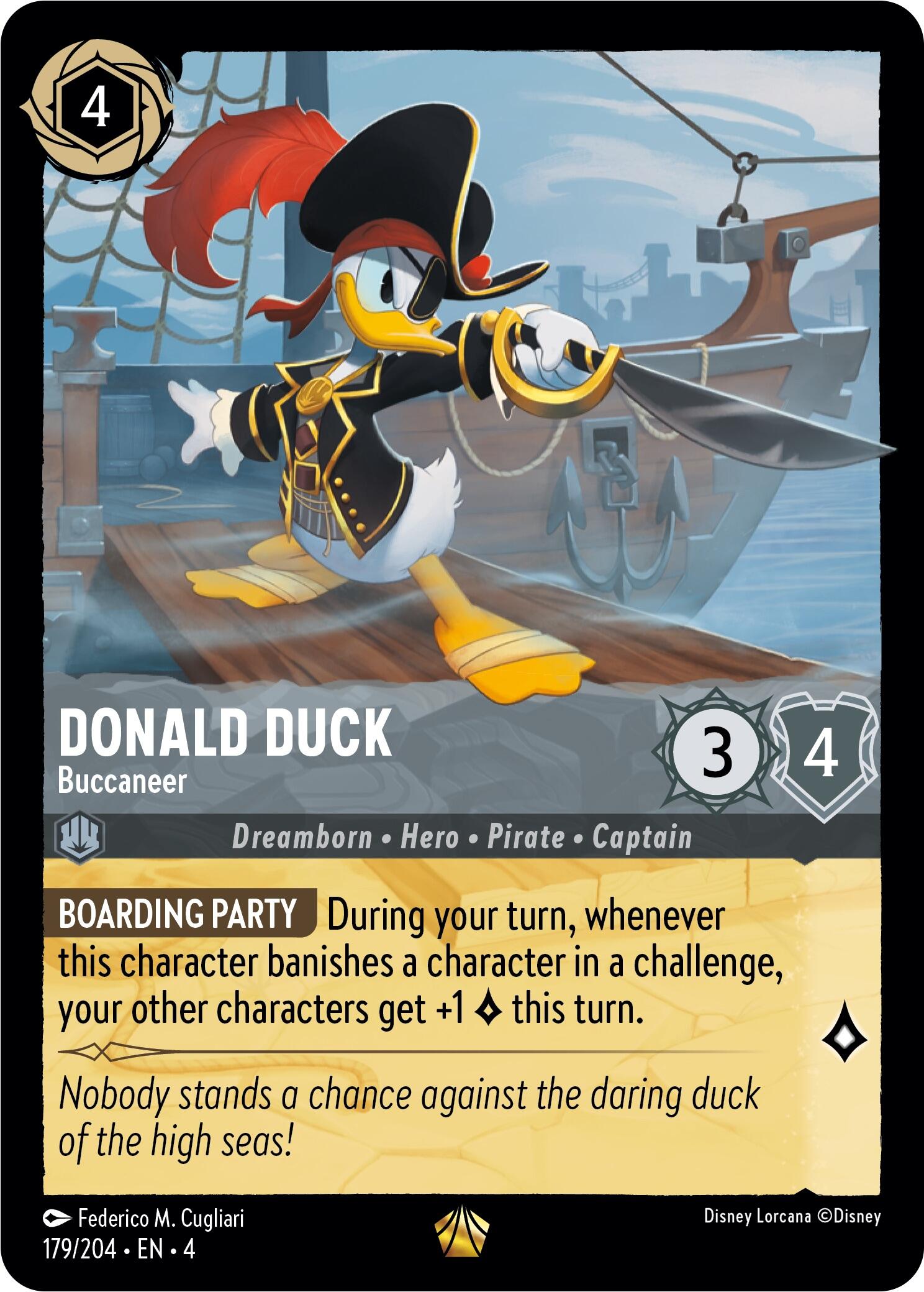 Donald Duck - Buccaneer (179/204) [Ursula's Return] | Pegasus Games WI